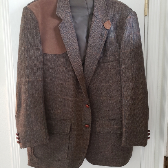 Vintage Christopher Dawes Dunns Lined Wool Coat Blazer Size 46R - Picture 7 of 7